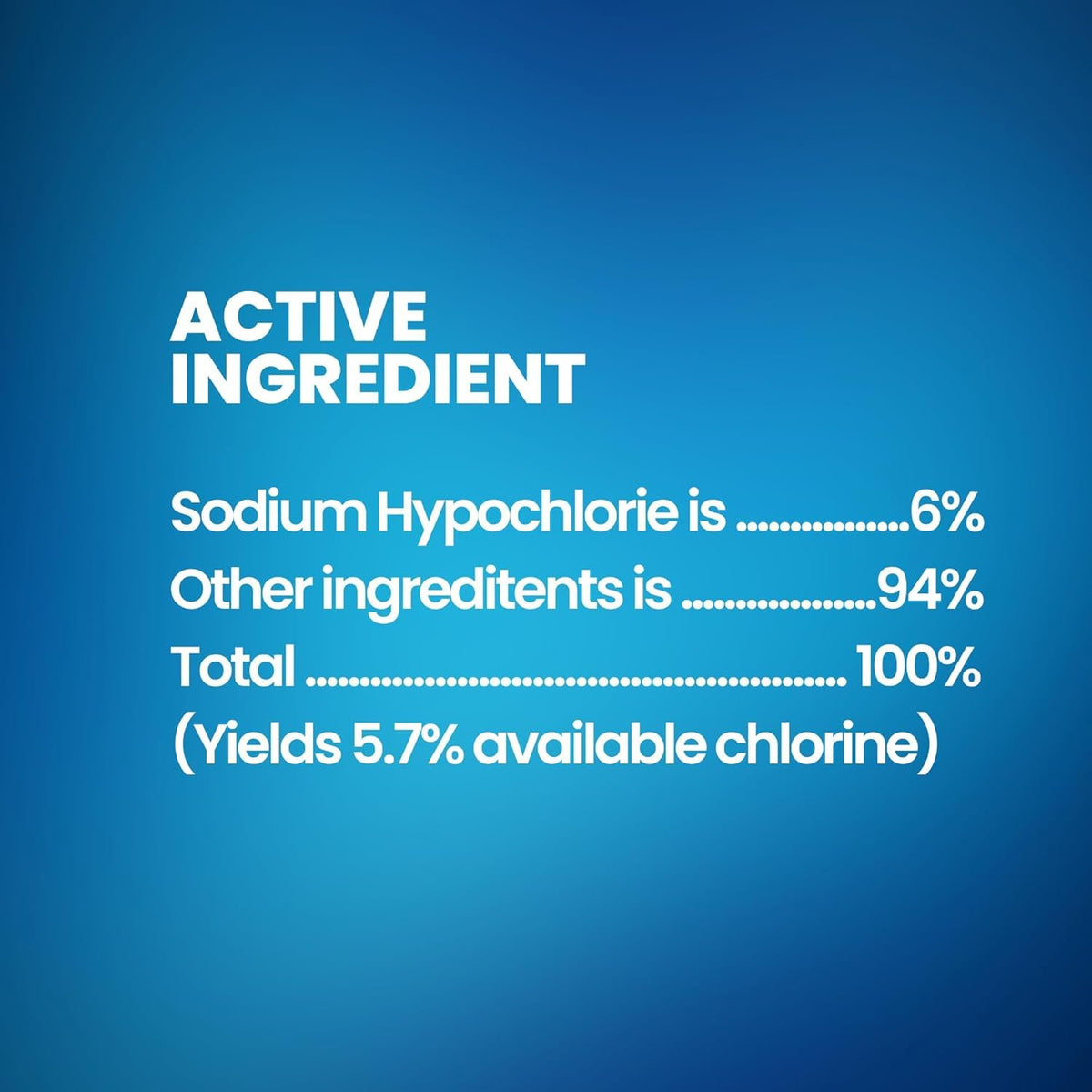 Liquid Chlorine Bleach for Cleaning, specially curated by Curat Cart, features 6% Sodium Hypochlorite for effective cleaning solutions.