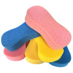 Premium imported car wash sponges in vibrant colors, perfect for a thorough clean. Available at Curat Cart.