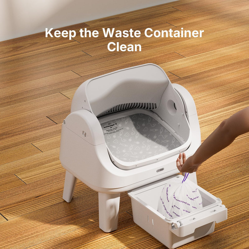 Keep your waste container clean with Autoscooper 12 Replacement Litter Bags, specially curated by Curat Cart for premium care.