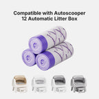 High-quality replacement bags for Autoscooper 12 Automatic Litter Box, neatly packaged for optimal convenience at Curat Cart.