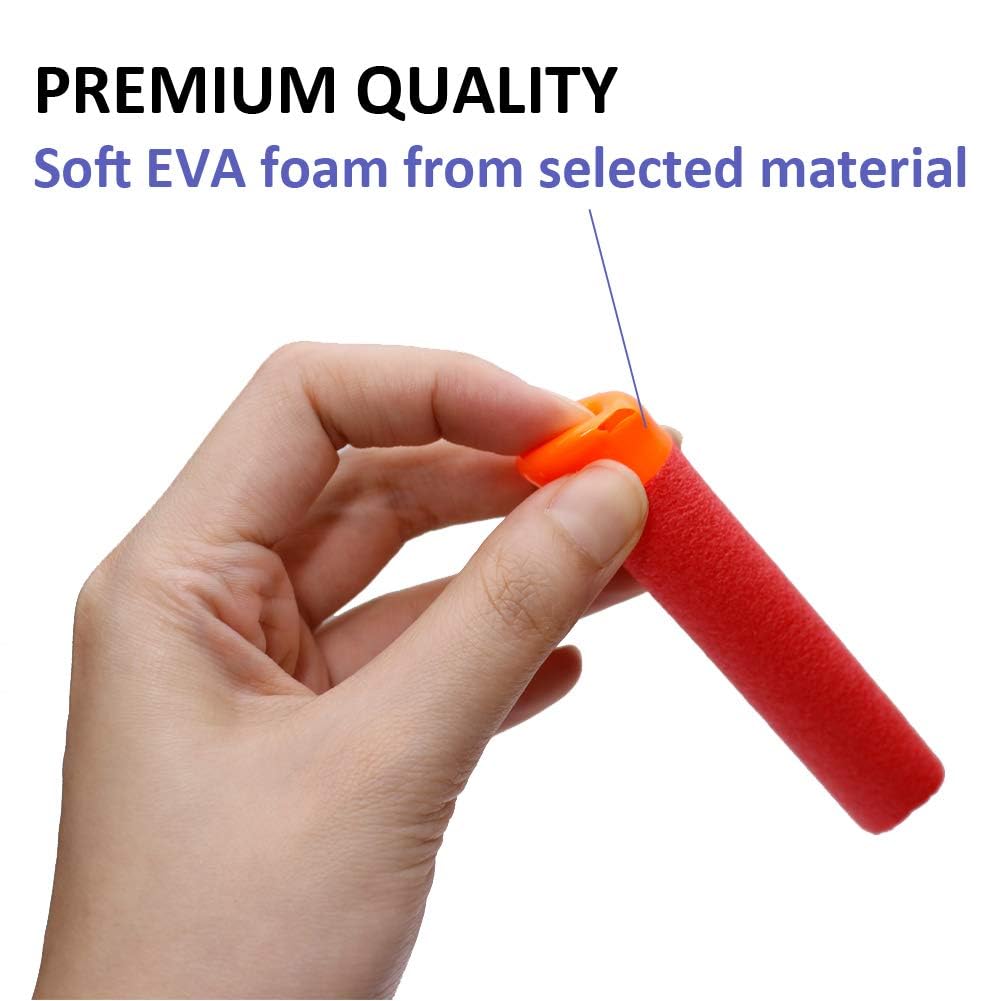 Premium quality red foam dart made from soft EVA material. Verified by CuratCart for quality assurance.