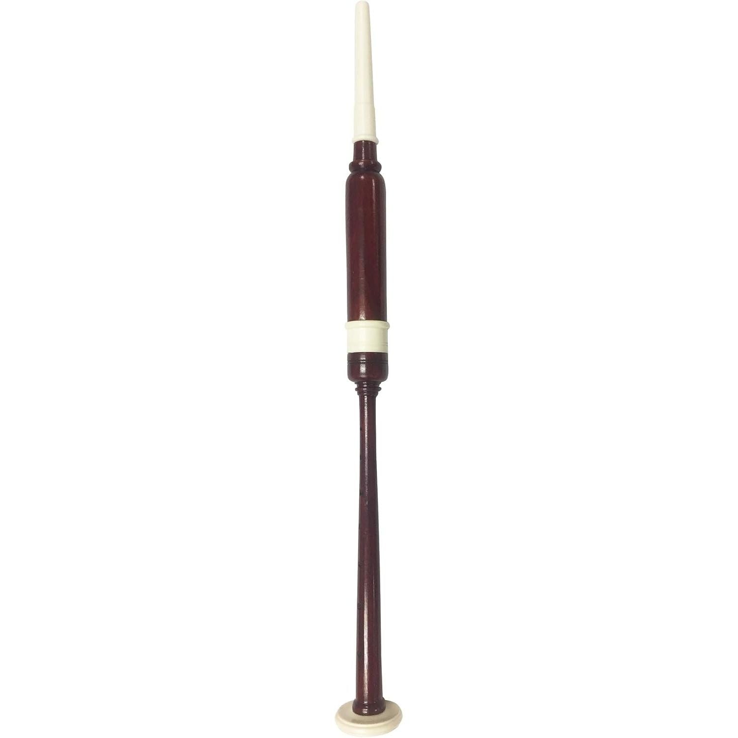 Buy now Standard Rosewood Highland Bagpipe Practice Chanter IMM Wooden Ivory Fitting with Famous Brown Scottish color comes with Reed at indiglob india