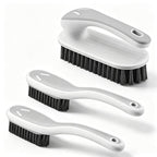 SetSail Soft Bristle Scrub Cleaning Brush 3 Pack Laundry Brush Gray White