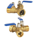 Hose Splitter 2 Way Heavy Duty, Full Flow Garden Hose Splitter