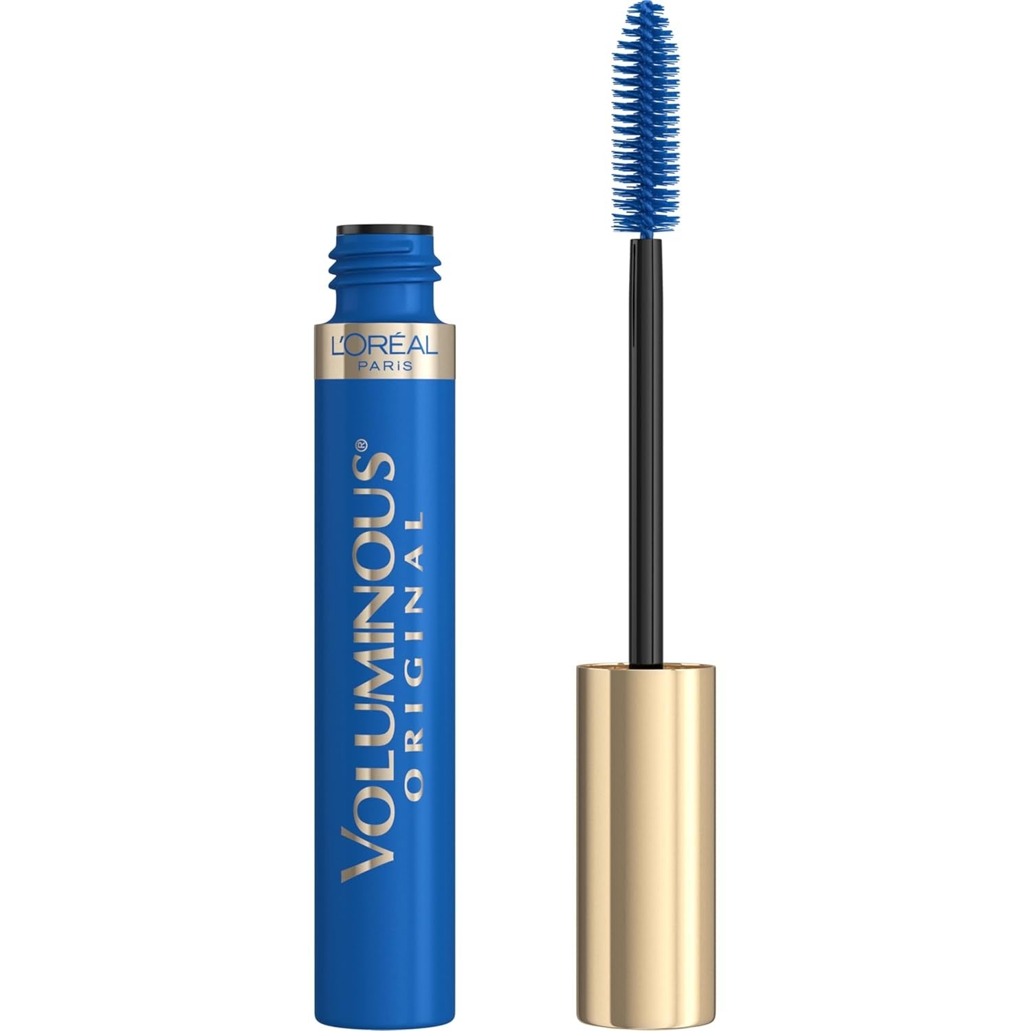 Buy now L'OrÃ©al Paris Voluminous Original Mascara, Black, 0.28 fl. oz. Cobalt Blue 0.26 Fl Oz (Pack of 1) at indiglob india