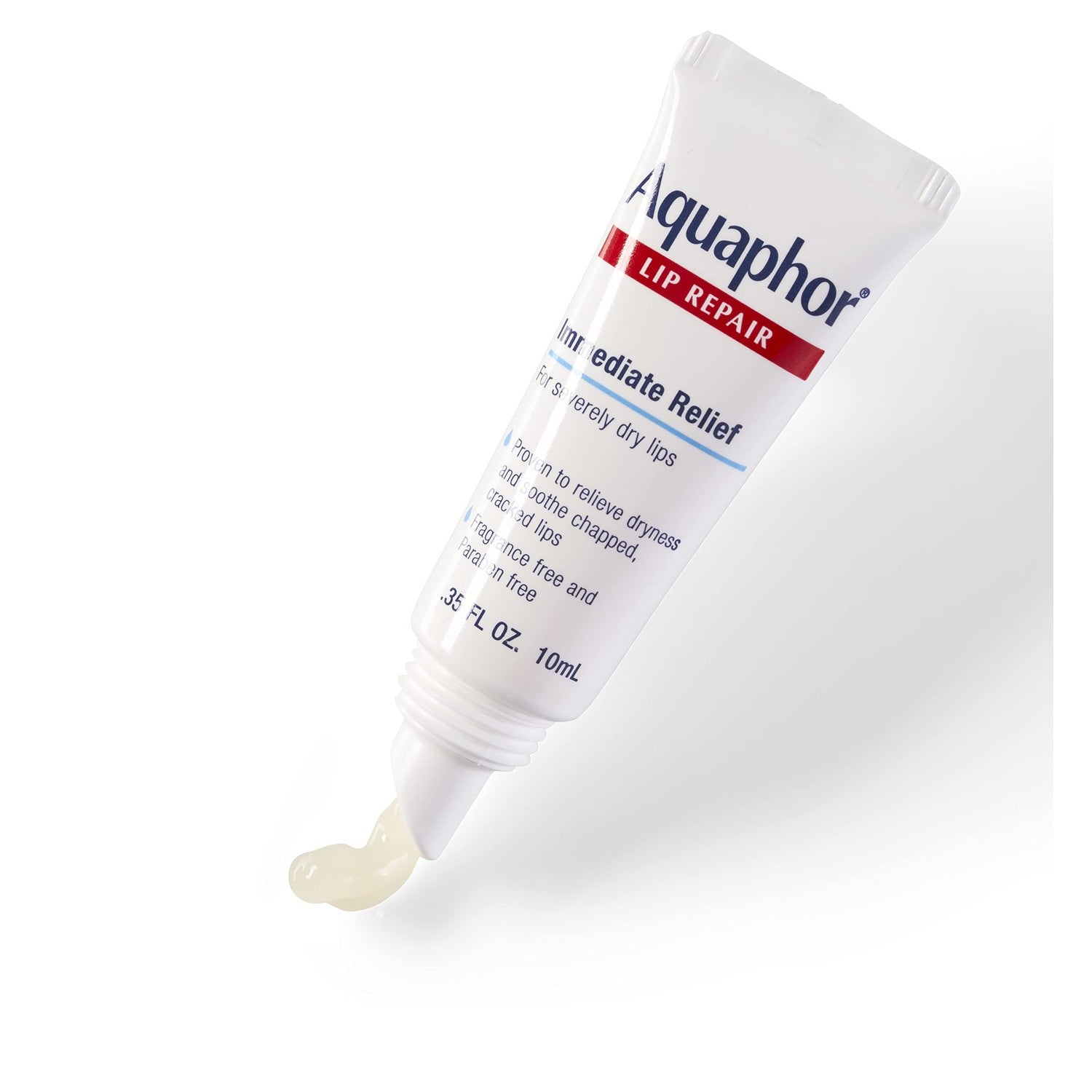 Aquaphor Lip Repair Ointment, Value Pack, 2 x 0.35 FL OZ | Lip Balm Moisturizer with Vitamins and Shea Butter, Immediate Severely Dry Lip Relief, Paraben and Fragrance Free