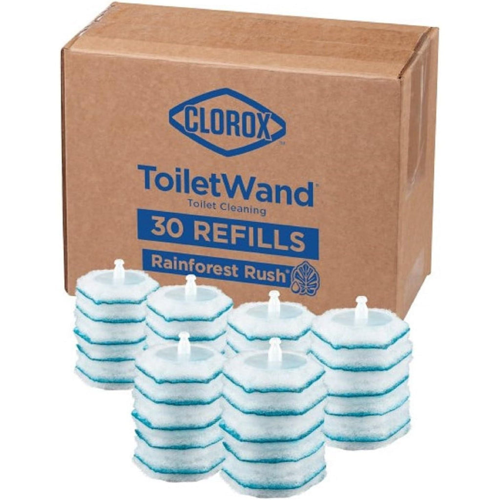 Buy now Clorox ToiletWand Disinfecting Refills, Rainforest Rush, Dorm Room Essentials, 30 Ct at indiglob india