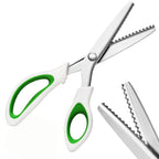 Pinking Shears 9 Inch Zig Zag Scissors for Fabric, Sewing and Dressmaking