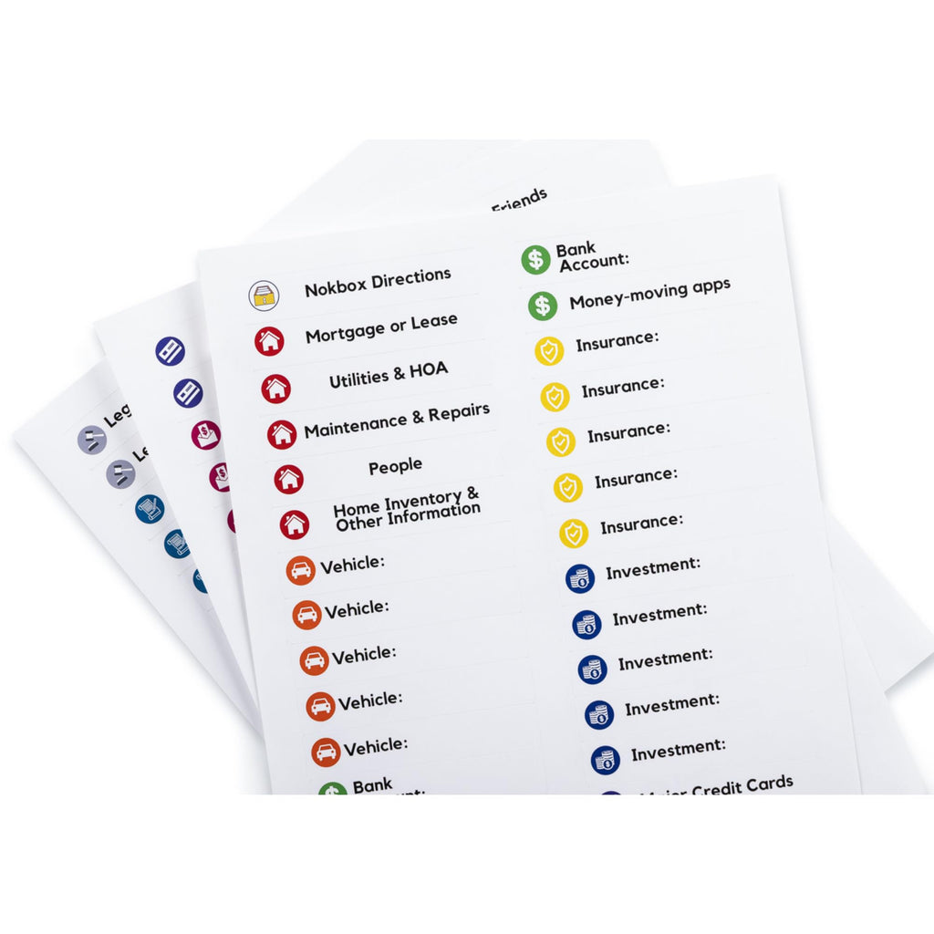 The Nokbox Lite – DIY Estate Planning Organizer & Emergency Kit | Home & Office Organization, Document Organizer for Families, Legacy Planning, Next of Kin, Paper Clutter Solution