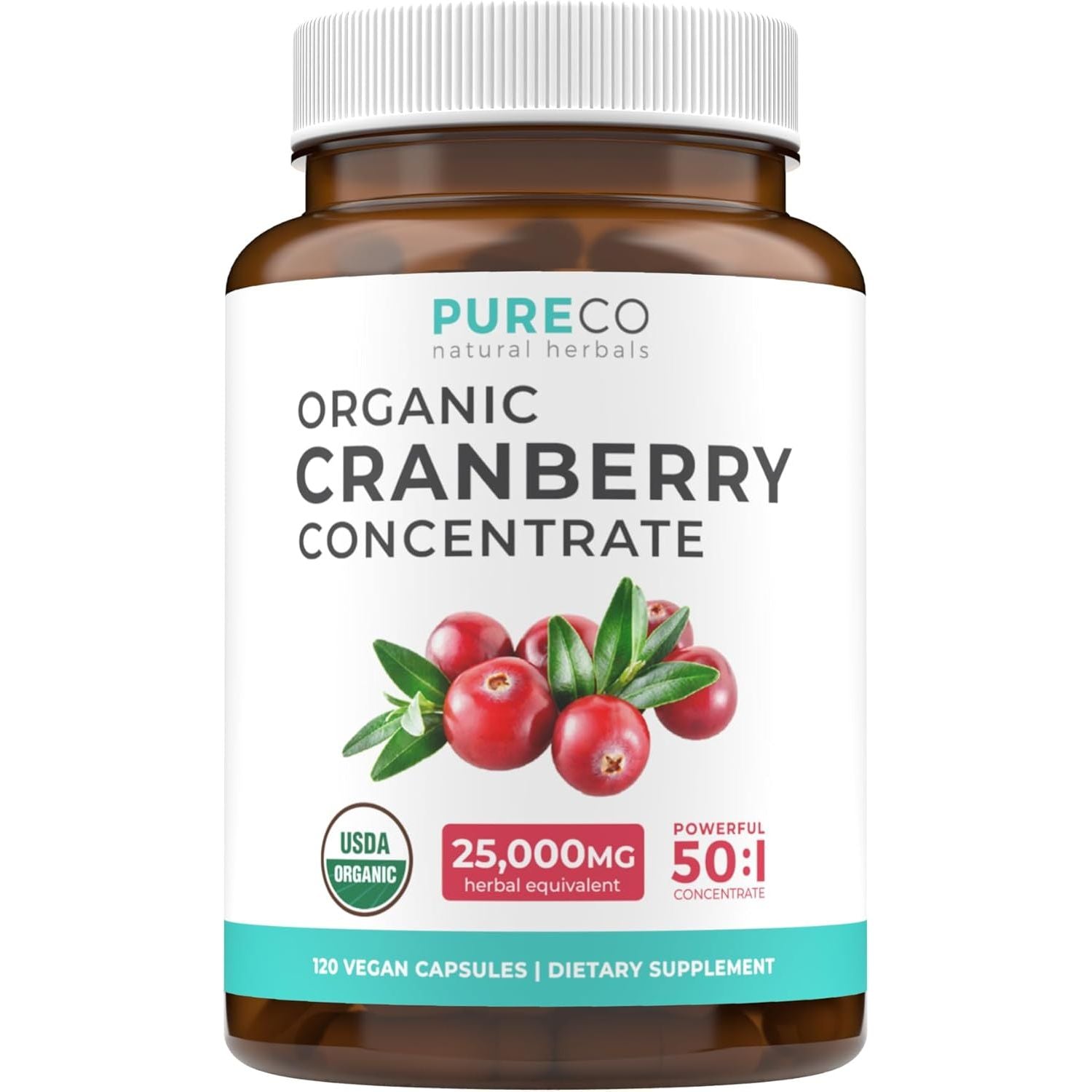 Buy now Organic Cranberry Pills - 50:1 Concentrate Equals 25,000mg of Fresh Cranberries (Vegan) for Urinary Tract Health & Kidney Cleanse - Cranberry Pills for Women - UTI Support Supplement - 60 Capsules Organic Cranberry 120 Count at indiglob india