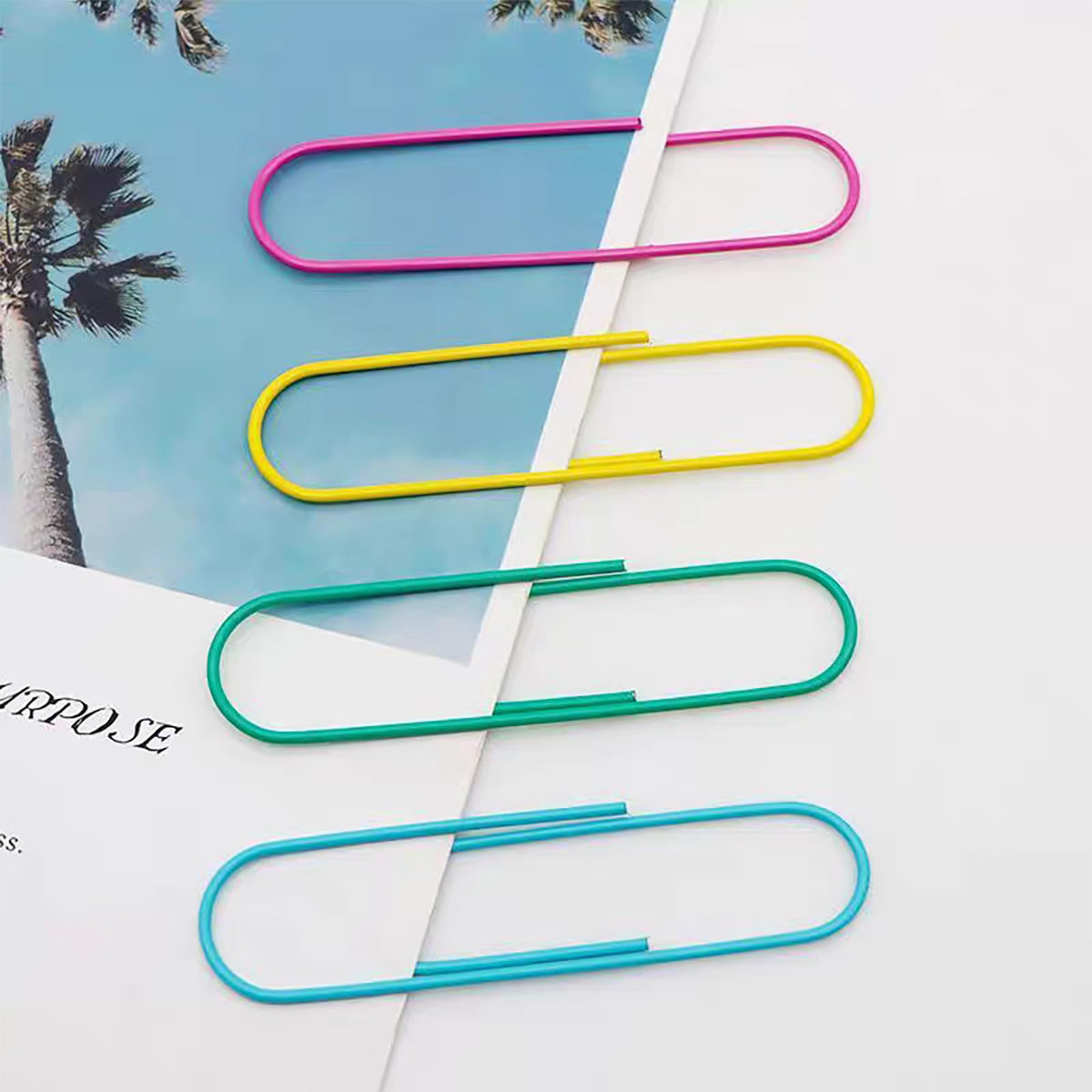 50 Pack 4 Inches Jumbo Paper Clips Extra Large Mega Paperclips