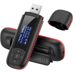 Buy now AGPTEK U3 USB Stick Mp3 Player, 8GB Music Player Supports Replaceable AAA Battery, Recording, FM Radio, Expandable Up to 128GB, Black at indiglob india