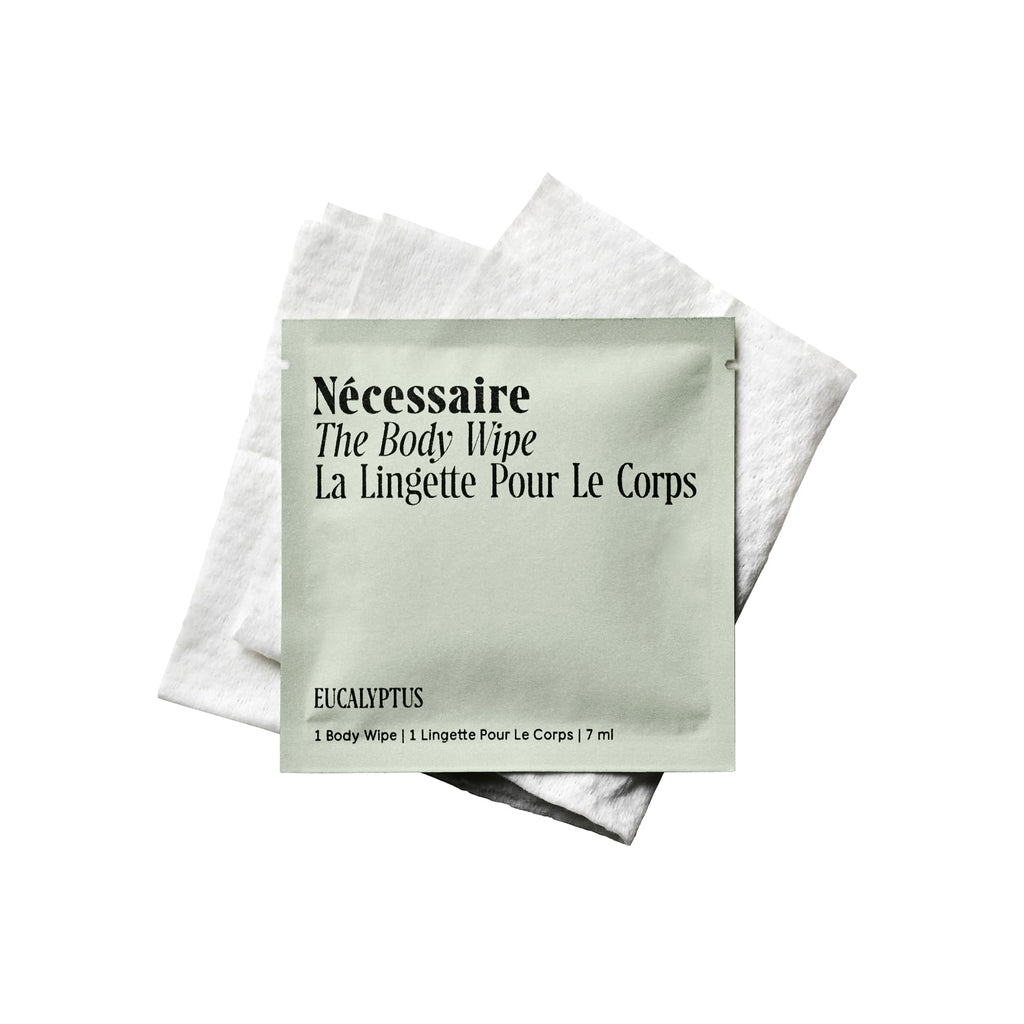 The Body Wipe Eucalyptus. On-the-Go Cleansing Body Wipes with Niacinamide