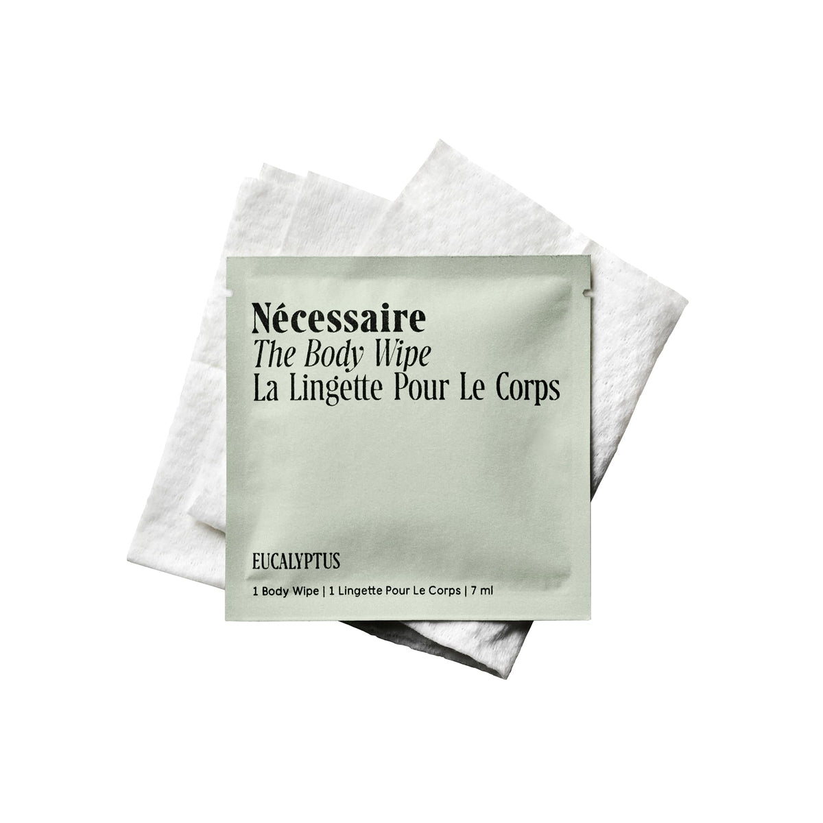 The Body Wipe Eucalyptus. On-the-Go Cleansing Body Wipes with Niacinamide