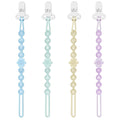 Silicone Baby Pacifier Clip Holder, One-Piece Beads, BPA Free