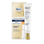 Buy now RoC Retinol Correxion Deep Wrinkle Daily Face Moisturizer with Sunscreen SPF 30 for Fine Lines, Dark Spots, Post-Acne Scars, 1 Ounce (Packaging May Vary) at indiglob india