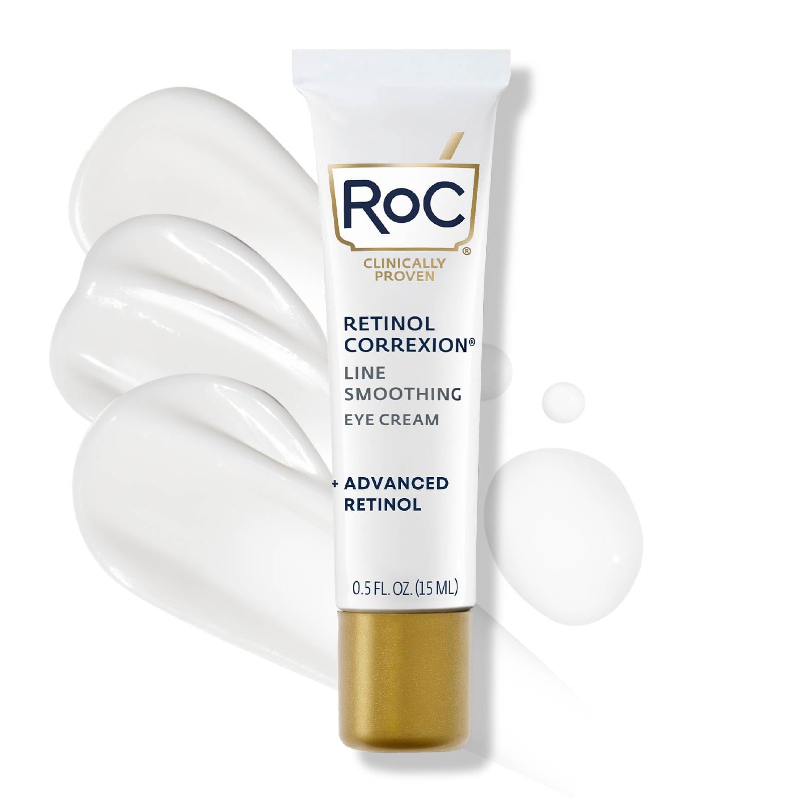 Buy now RoC Retinol Correxion Value Set Duo, Deep Wrinkle Anti-Aging Night Face Cream + Under Eye Cream for Dark Circles & Puffiness - Retinol Eye Care at indiglob india