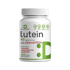 Lutein and Zeaxanthin Supplements, 40mg Per Serving, 300 Softgels – Plus Astaxanthin, Omega-3s, & Phospholipids – Non-GMO