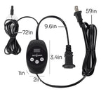 REPTIZOO Dimming Thermostat, PID Temperature Controller with Memory Function, Reptile Thermostat for Reptile Heat lamp, Specifically Designed for Light Heat Bulbs & Heaters