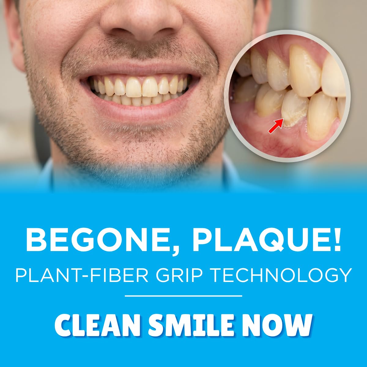 Advanced Plaque & Stain Removal, 7x Cleaner, Boosts Whitening, Real Results