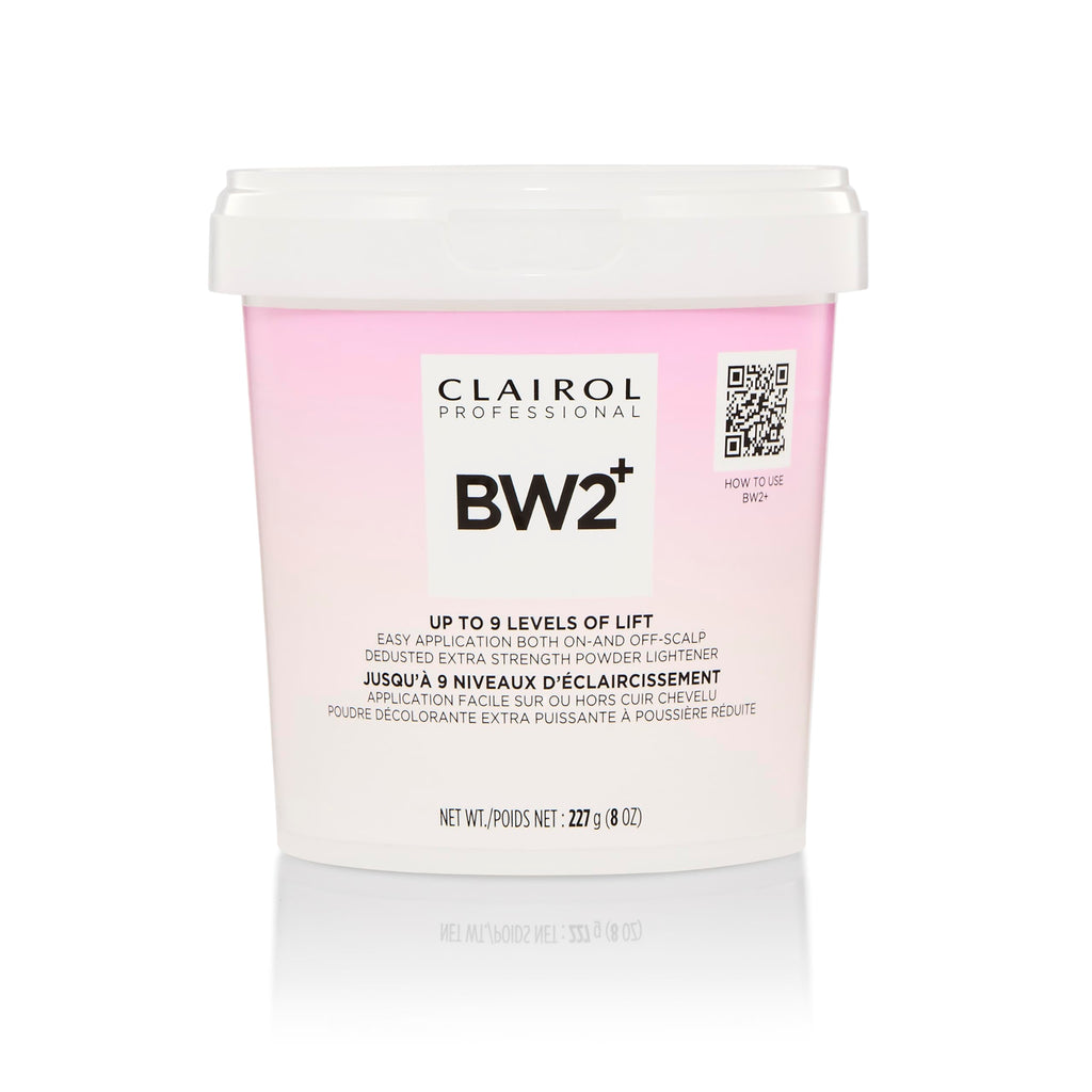 Clairol Professional BW2+ Extra Strength Powder Lightener | Up to 9 Levels of Lift for Hair Highlights & Lightening