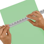 Westcott Aluminum Yard/Meter Stick, 39-Inch/100cm, Silver, Model: YMS-1