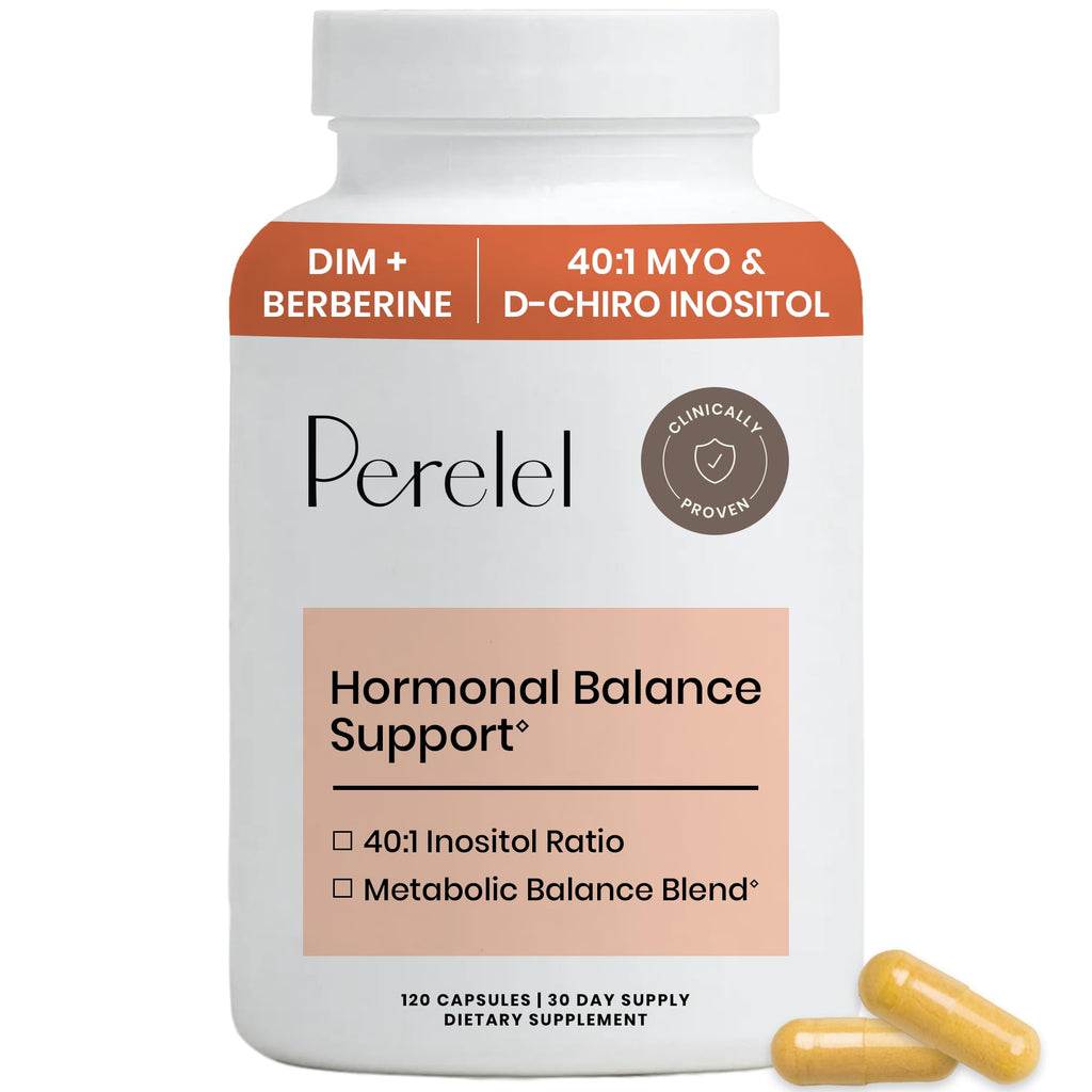 Perelel Womens Hormone Balance, Myo & D-Chiro Inositol & Berberine