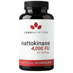 Luma Nutrition Nattokinase Supplement 4000 FU Per Serving - 60 Capsules