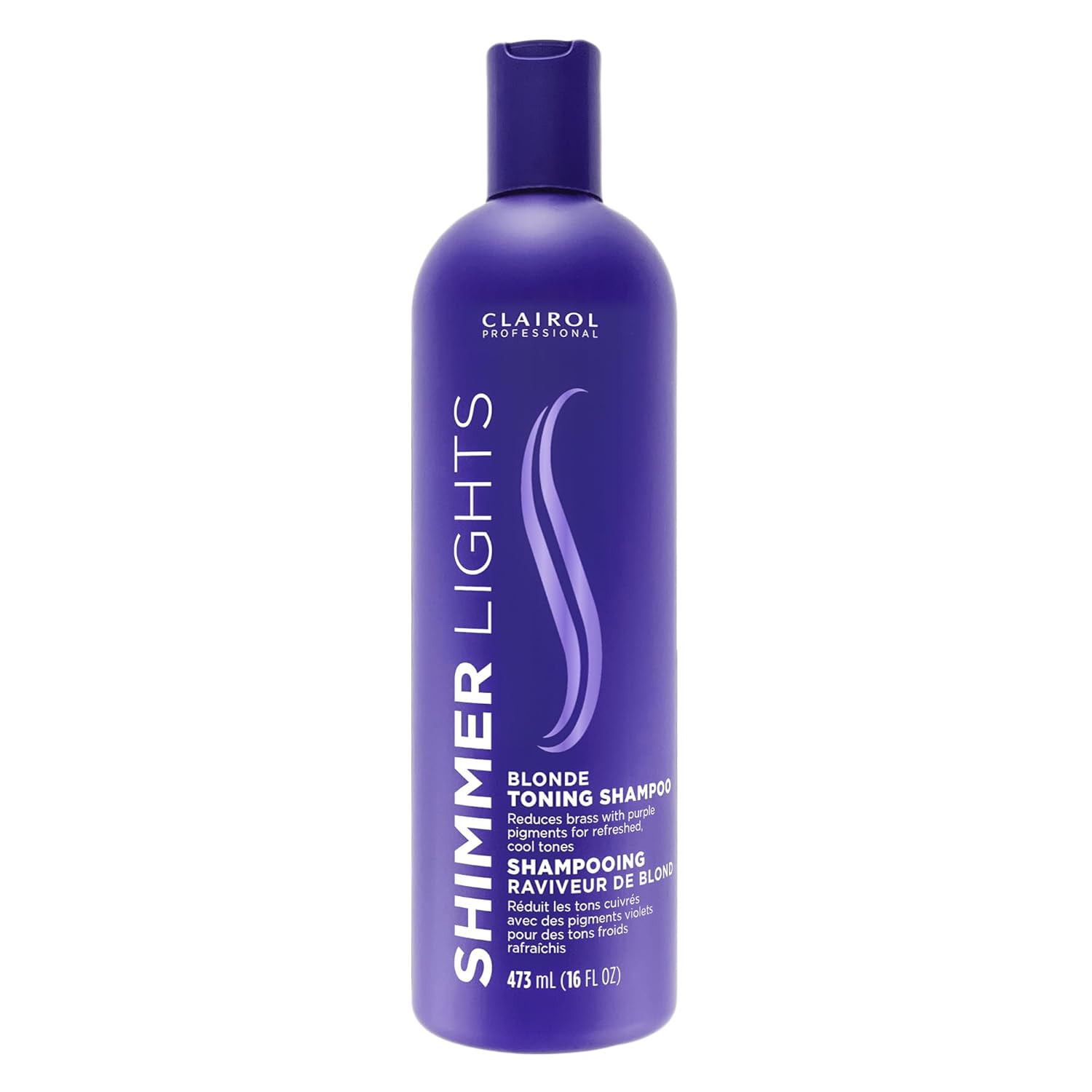 Buy now Clairol Professional Shimmer Lights Purple Shampoo | Neutralizes Brass & Yellow Tones | For Blonde, Silver, Gray & Highlighted Hair 16 Fl Oz (Pack of 1) at indiglob india