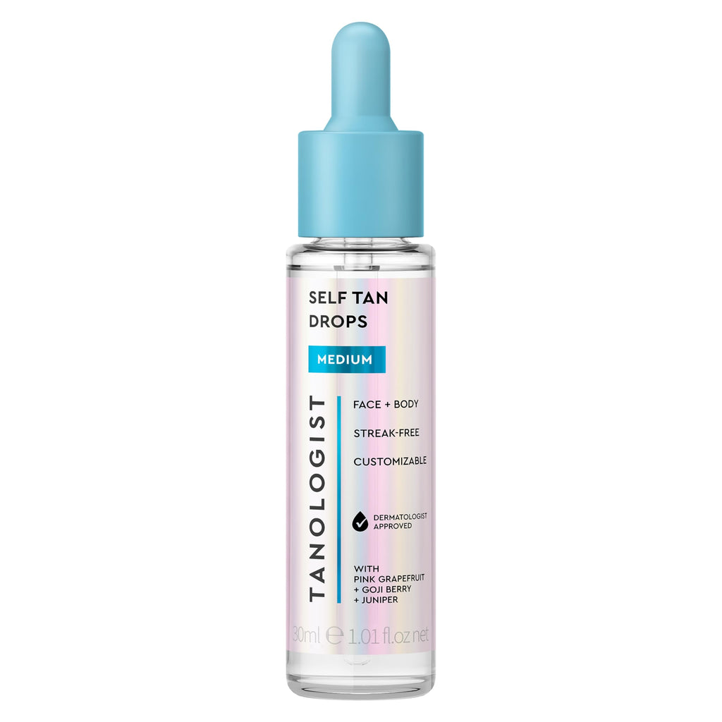 Buy now Tanologist Light Self Tan Drops, Streak-Free Body & Face Tanning Drops, No Fake Tan Smell, For Moisturizer & Lotion, Bronzing Face Tanner, Skincare Ingredients, Vegan, 1.01 fl. oz/30 ml Bottle at indiglob india