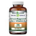 Amazing Formulas Calcium Magnesium Zinc + Vitamin D3 Supplement | 500 Tablets | Non-GMO | Gluten-Free | Made in USA