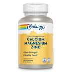 SOLARAY Calcium Magnesium Zinc, 275 VegCaps | Bone, Muscle, Heart & Immune Support, Calcium, Magnesium & Zinc Complex, 68 Servings, Vegan, Lab Verified