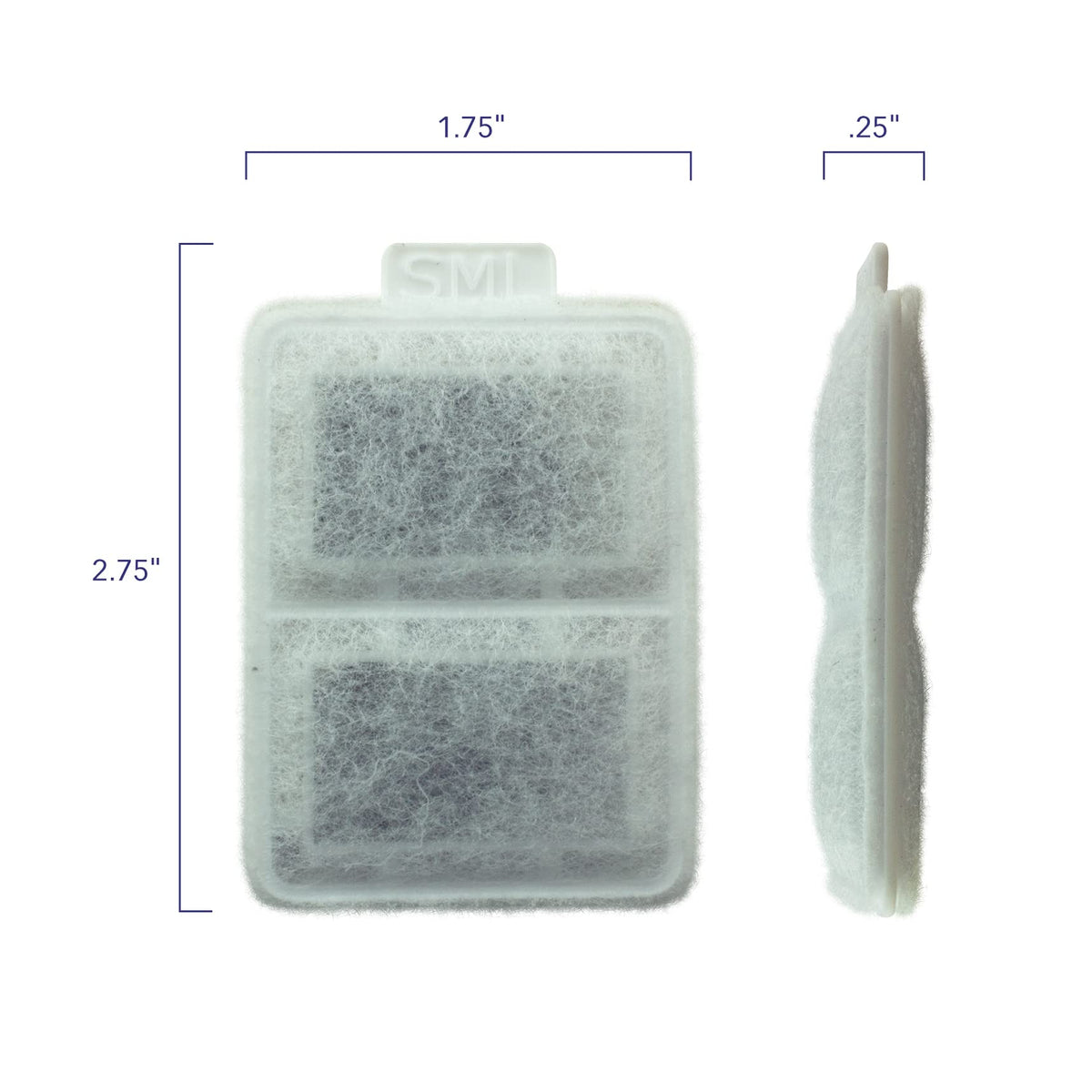 PET STANDARD Small Filters for Whisker City Fountain, 10-Pack