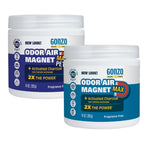Gonzo Natural Magic Odor Air-Magnet with Activated Charcoal - 14 Ounce (2 Pack) - Odor Eliminator for Car Closet Bathroom and Pet Area Captures and Absorbs Smoke Odors