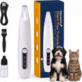 Silent Pet Paw Trimmer | Cordless Paw Trimmer for Grooming w/Light