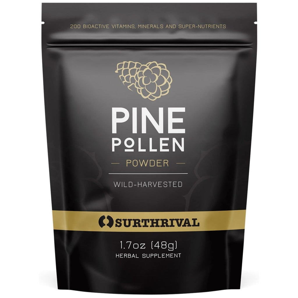 Buy now Surthrival: Pine Pollen Powder (48g), Wild Harvested, Energy & Endurance Restoration Default at indiglob india