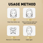 CHMI 24K Gold Under Eye Patches 50 Pairs Collagen, Dark Circles, Wrinkles | Puffy looking eyes, collagen skin care, hydrating eye mask, hydrogel, hyaluronic acid, vitamin E, men & women, travel, gift