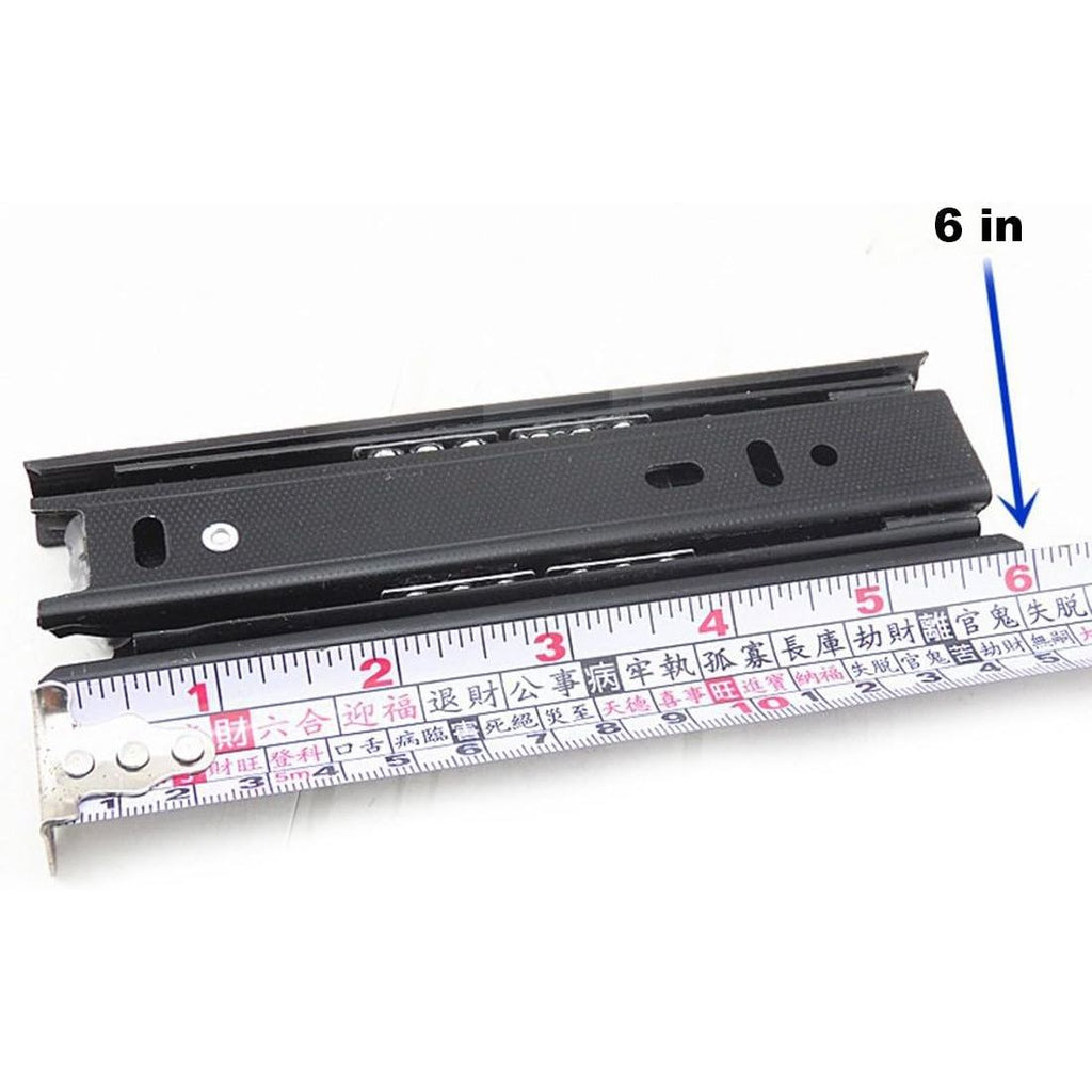 Buy now Furniture 6-inch Length Full Extension Drawer Slides Telescopic Ball Bearing Slide Rail 2pcs at indiglob india