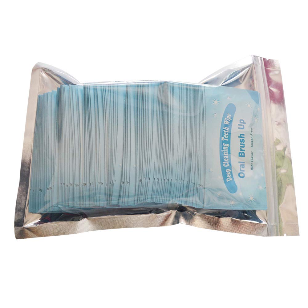 Buy now Mint-Flavored Oral Finger Wipes Teeth whitening Wipes Oral Cleaning Wipe (100 Pcs) at indiglob india