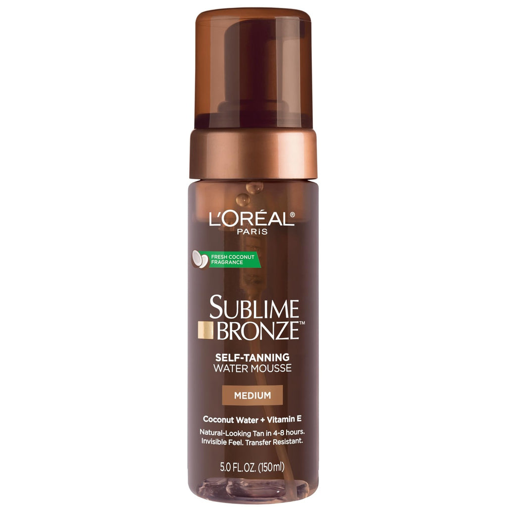 Buy now L'Oreal Paris Sublime Bronze Self Tanning Water Mousse, Streak-Free Natural Looking Tan, 5 fl. Oz at indiglob india