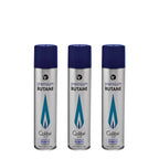 Colibri Premium Butane Fuel Refill for Lighters, Butane Torch Replacement Canisters, 99.999% Pure Butane Refill Fluid for Lighters, 90ml (3.04fl oz) Cans, Pack of 3