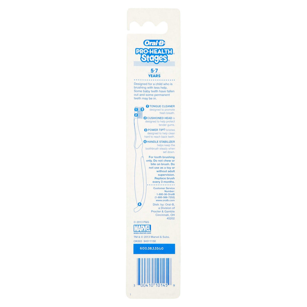 Buy now Oral-B Kids Spider Man Toothbrush for Little Children Ages 3+ Years Old, Extra Soft, Pack of 6 at indiglob india