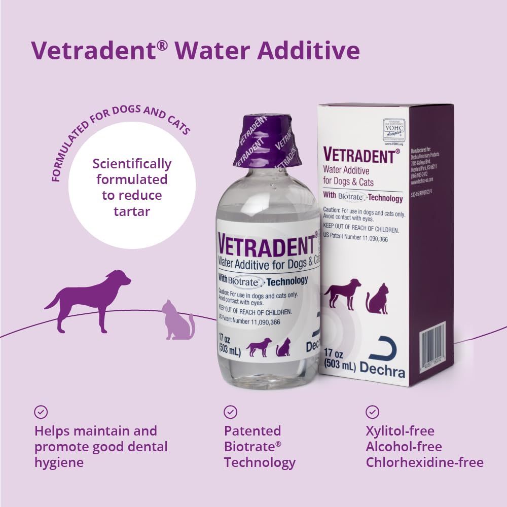 Vetradent Water Additive, 17 oz