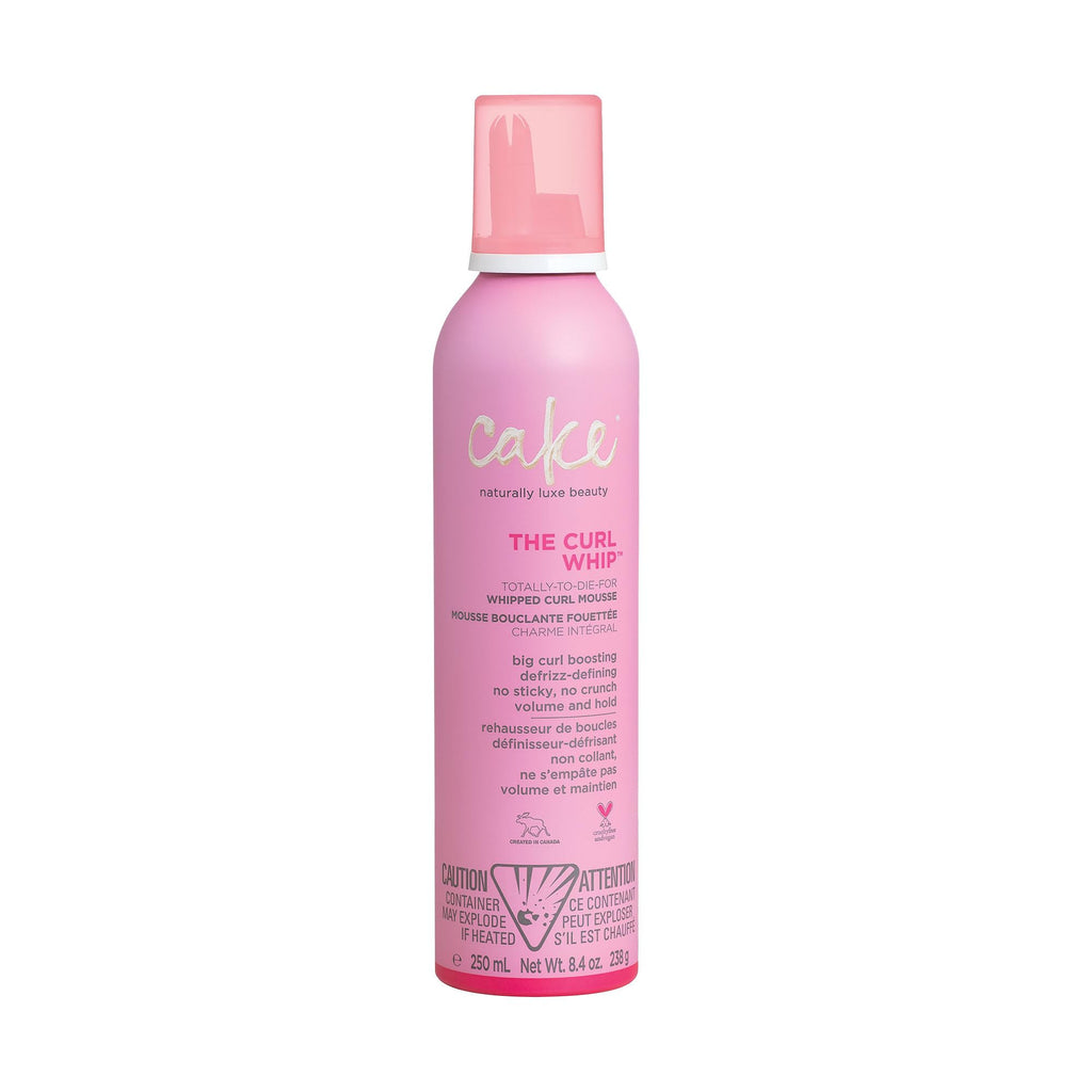 Cake Beauty The Curl Friend Defining Cream & Whipped Mousse 2‑Pack | Curl Care Set - Moisture, Definition, Volume & Frizz Control - Wavy Curly Hair - Vegan, Sulfate & Paraben Free