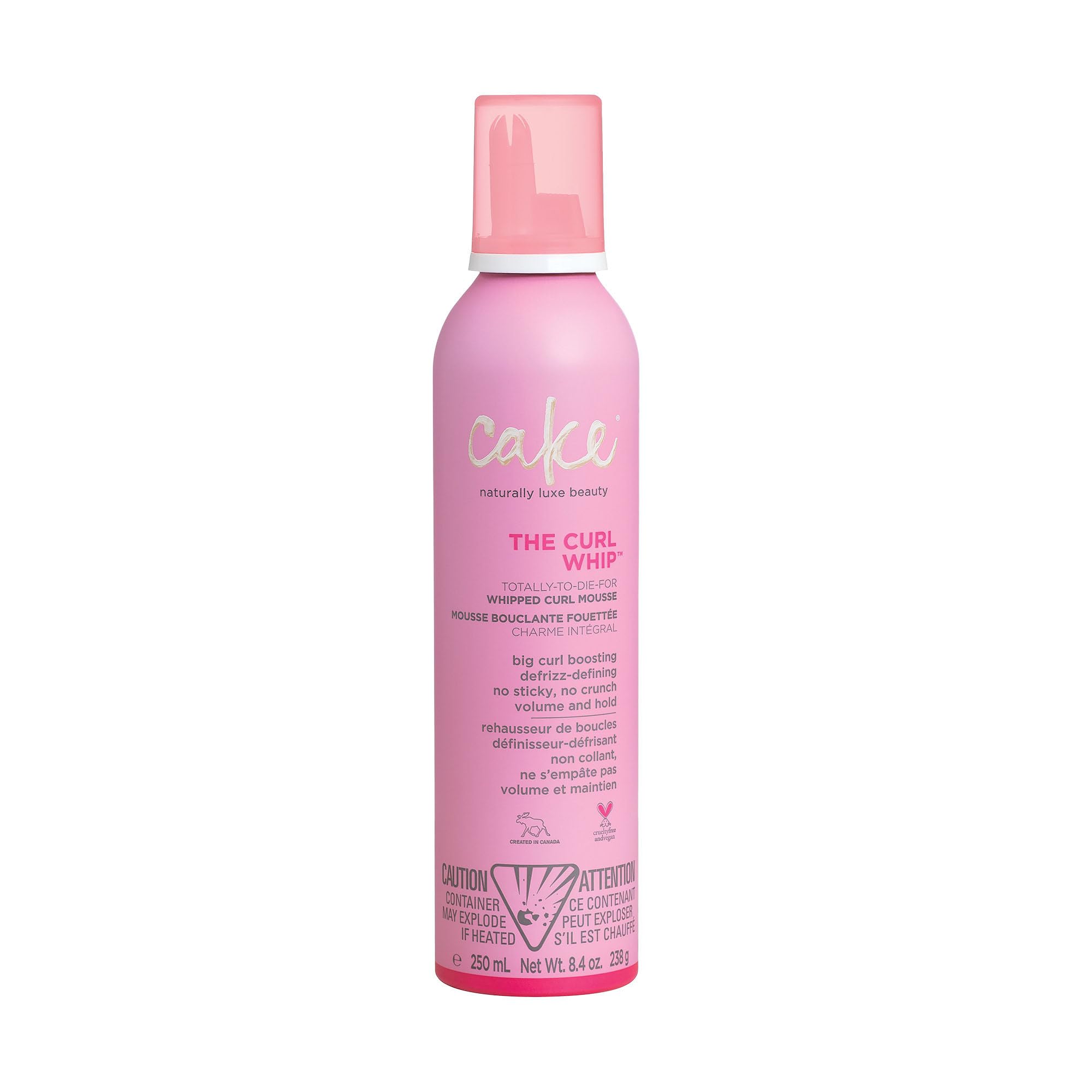 Cake Beauty The Curl Friend Defining Cream & Whipped Mousse 2‑Pack | Curl Care Set - Moisture, Definition, Volume & Frizz Control - Wavy Curly Hair - Vegan, Sulfate & Paraben Free