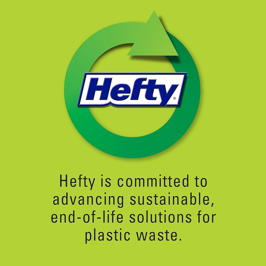 Hefty Small Trash Bags, Flap Tie, Lavender & Sweet Vanilla Scent, 4 Gallon, 26 Count