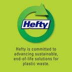 Hefty Small Trash Bags, Flap Tie, Lavender & Sweet Vanilla Scent, 4 Gallon, 26 Count