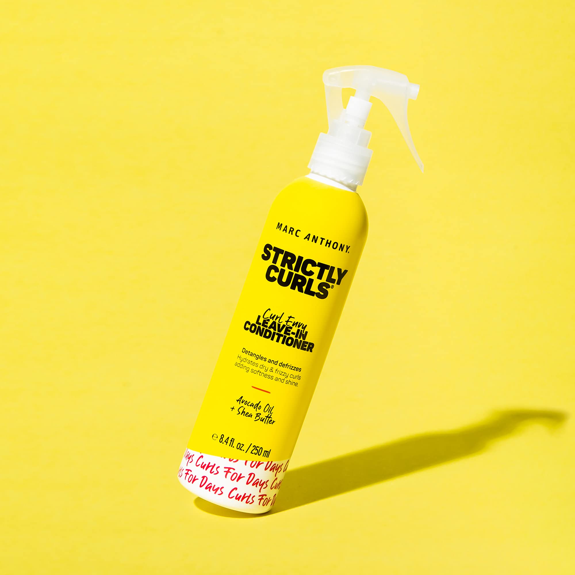 Marc Anthony Strictly Curls, Leave-In Hair Conditioner Spray for Curly Hair | Moisturizing Conditioning Hair Detangler Spray with Shea Butter - Moisturizing, Frizz Smoothing and Managability