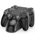 Buy now for P4 Controller Charger Dock Station, 1.8 Hrs Fast Charging for P4 Charging Station, Charging Station with LED Indicator Charge Chip, Dual USB PS4 Charger Dock for PS4/PS4 Slim/PS4 Pro Charge Default at indiglob india
