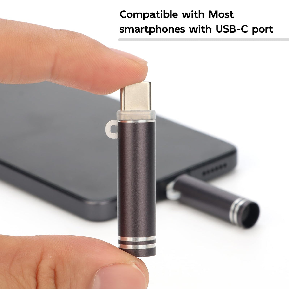 Kingmall [2 Pack] USB C Phone & Device Electric Lighter, Blow to Ignite Flameless Windproof Keychain Lighter Compatible with Samsung Galaxy S25/S24/S23, iPhone 16/15, Android, Power Bank